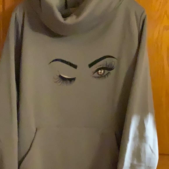 Turtleneck Grey Casual Dress - Picture 3 of 12